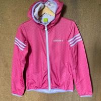 ราคา Adidas Neo Pink Polkadot เสื้อแจ็คเก็ตมีฮู้ดผู้หญิง (43255807946)