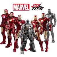 ราคา Zd ของเล่นของแท้ Marvel Avengers Iron Man all series Action Figure Joint Movable MK1 MK2 MK3 MK17 MK42 MK45 MK50 MK85 War Machine Iron Patriot Collection รูปของเล่น (26058209098)