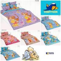 ราคา TOTO ผ้าปูที่นอน+ผ้านวม ลายหมีพูห์ POOH (ครบชุด) แท้ 100% นุ่มสบาย PO68 PO69 PO70 PO71 PO72 PO73 PO74 PO75 (27383537466)