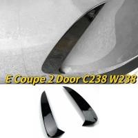 ราคา For Mercedes Benz E Class E Coupe 2 Door C238 W238 Rear Bumper Spoiler Side Canard Gloss Black Carb (50756169293)