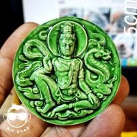 ราคา จตุคามรามเทพ รุ่น โครตเศรษฐีรวยล้นจักรวาล วัดเกตุมดีศรีวราราม สมุทรสาคร ปี๕๐ เนื้อเซรามิคเคลือบเขียว ขนาด 5 ซม. พร้อมกล่ (26703674921)