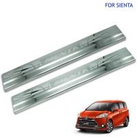 ราคา ชายบันได กันรอยชายบันได แสตนเลส สีโครเมี่ยม สำหรับ Toyota Sienta ปี 2017-2018 (7146655892)