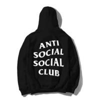ราคา เสื้อหนาวมีฮู้ด anti social social club สีดำ (2372772603)
