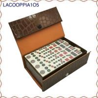 ราคา [lacooppia1o5] เกมไพ่นกกระจอกขนาดเล็กชุดกระเบื้องเต็มรูปแบบพร้อมเครื่องจัดระเบียบหนังไพ่นกกระจอกบอร์ดพกพาน้ําหนักเบาสําหรับหอพักที่บ้านเดินทาง (47861497970)