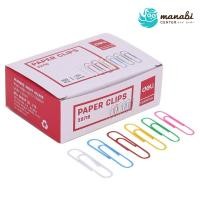 ราคา ลวดสี เสียบกระดาษ กล่อง 100 ตัว ลวดเสียบกระดาษ คลิปเสียบกระดาษ คลิปหนีบกระดาษ (6595008325)