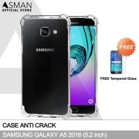 ราคา ป้องกันการแตก Samsung Galaxy A5 2016 / A510 (5.2") | เคสนิ่มป้องกันการกระแทก+กระจกนิรภัยฟรี (44426301427)