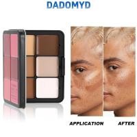 ราคา DADOMYD Blusher Concealer Palette, 12 สี Matte Makeup Palette, Contour Shadow Multi-purpose Long-lasting Contour Cream Palette Blush Application (53462245985)