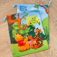 ราคา กระเป๋าหูรูดหมีพูห์ Pooh Disney แพ็คคู่สองใบ ลิขสิทธิ์แท้ ของสะสมมือสองญี่ปุ่น (27410930332)