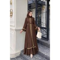 ราคา abaya อาบาย่าเดรสชีฟอง รุ่นชีฟองฮาบีบี ชุดพร้อมส่ง เดรสราคาถูก ชุดมุสลิมหญิง เดรสอิสลาม (26184505400)