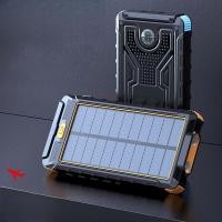 ราคา ☽☾พาวเวอร์แบงค์พลังงานแสงอาทิตย์ 20000mAh ใหม่ พร้อมเข็มทิศกลางแจ้ง กันกระแทกดี พกพาสะดวกสำหรับชาร์จมือถือ (47054342128)