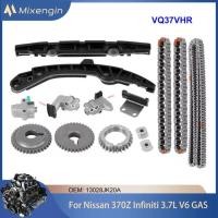 ราคา Engine Timing Chain Kit For Nissan 370Z Infiniti 3.7L V6 GAS VQ37VHR 07-20 EX35 EX37 FX35 FX37 G35 (45154605100)