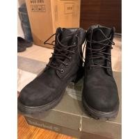 ราคา มือสอง!!! Timberland 6 Inch Premium Waterproof Boots Black Nubuck (Women's) (27323591191)