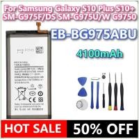 ราคา ยี่ห้อใหม่ EB-BG975ABU 4100mAh แบตเตอรี่โทรศัพท์มือถือสําหรับ Samsung Galaxy S10 Plus S10+ SM-G975F/DS SM-G975U/W G9750 + เครื่องมือ (43431671598)