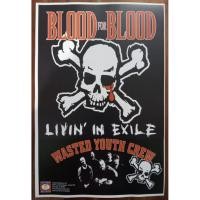 ราคา [booster band] Blood For Blood Livin In Exile | โปสเตอร์เลือดสําหรับเลือด | โปสเตอร์วงดนตรี | โปสเตอร์วงฮาร์ดคอร์ (55408190370)