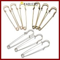 ราคา TABLEZO 10 ชิ้นหมุดนิรภัยขนาดใหญ่, โลหะ 3 สีเข็มกลัด, คุณภาพสูง 50/60/70 มม. Rack ชุบนิกเกิลฟรีหัตถกรรมทําวัสดุ DIY (53610960194)