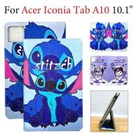 ราคา สําหรับ Acer Iconia Tab A10 10.1 นิ้ว A10-21 ฝาครอบหนัง Tab A 10 น่ารักการ์ตูน Kuromi แฟชั่นแท็บเล็ตกรณี (43264983970)