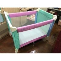 ราคา เตียงเด็ก แบบพับเก็บได้ สีพาสเทล GRACO มือสองญี่ปุ่น (สภาพ 95%) คัดพิเศษ แข็งแรงทนทาน (แถมที่นอนยางพารา อย่างดี 1 หลัง) (8853891827)