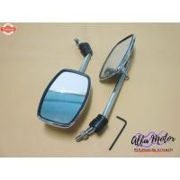 ราคา SIDE MIRROR SET THREAD 8 mm. Fit For SUZUKI PE175 PE250 TS250 PE400 TS400 กระจกมองข้าง พร้อมเกลียวปรั เกลียวขวา 8 มม. (41962604813)