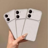 ราคา หรูหราลิ้นจี่หนังกันกระแทกสําหรับ xiaomi poco C65 2310FPCA4G, 2310FPCA4I ทันทีเปลี่ยนกันชนคลุมทั้งหมด B2ZI (48761602108)