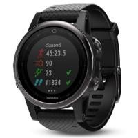 ราคา Garmin Fenix 5S Sapphire Edition Sport Training GPS Watch - [Black Band] (4211541532)