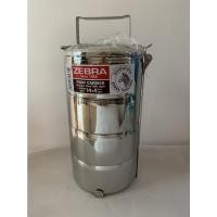 ราคา Zebra ปิ่นโต สแตนเลส ตราหัวม้าลาย ขนาด 14/4 ซม. (1988296277)