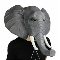 ราคา หน้ากากคอสเพลย์ ช้าง หน้ากากสัตว์ Elephant Animal face mask Cosplay สยองขวัญ แฟนซี หน้ากากฮาโลวีน แกล้งคน ธีมซาฟา (51406940360)