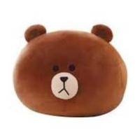 ราคา หมอนหมีบราวน์ ขนาดใหญ่มาก!! จาก Line 20*23 นิ้วใหญ่มาก ใหญ่กว่าหัวคนสองคน หมอนจัมโบ้บราวน์นุ่มนิ่ม (1293123749)