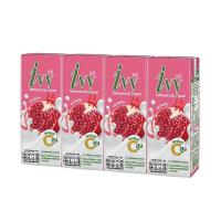 ราคา [สินค้าส่งด่วน] ไอวี่โยเกิร์ตพร้อมดื่ม รสทับทิม180มล. แพ็ค 4 IVY DRINKING YOGHURT POMEGRANATE 180 ML. PACK 4 (40931254891)