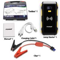 ราคา FS *รุ่นใหม่ FOXSUR จั้มสตาร์ท & พาวเวอร์แบงค์ 12V เครื่องชาร์จรถยนต์แบบพกพา อุปกรณ์ช่วยสตาร์ทรถยนต์ (19779345383)