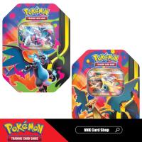 ราคา [พร้อมส่ง/ส่งด่วน] [Pokemon EN] x1กล่องเหล็ก(Tin) MEGA Tin Charizard Ex Tins (Charizard X/Y) (47360378489)