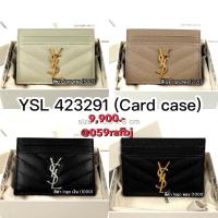 ราคา กระเป๋าสตางค์ YSL SAINT LAURENT รุ่นใหม่ 423291 ที่ใส่บัตร ของแท้ 100% (56761637062)