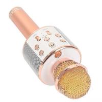 ราคา ไมค์บลูทูธ Bluetooth Microphone Wireless HIFI Speaker WS-858 เครื่องเล่นคาราโอเกะ มีลำโพงในตัว (11445792108)