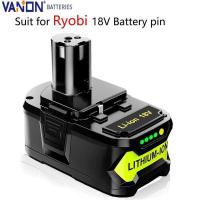 ราคา เข้ากันได้กับแบตเตอรี่ 8.0Ah Ryobi 18V Max รุ่น P108 P102 P103 P104 P105 P107 P109 (44651261376)