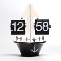 ราคา Creative Sailing Page Flip Clock การแล่นเรือใบเรียบ Retro Sailing นาฬิกาตั้งโต๊ะห้องนั่งเล่นแฟชั่นนาฬิกาตั้งโต๊ะที่เรียบง่าย (54762247781)