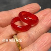 ราคา ธรรมชาติพม่า Laokeng Jadeite น้ําแข็งโปร่งใสสีแดงหยกน้ําแข็งหยกสีแดงแหวนแหวนแหวนแหวนประแจนิ้วหยกอุปกรณ์เสริม 5.6 (51910115839)