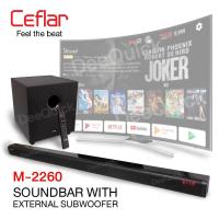 ราคา Ceflar Model M-2260 Soundbar with Subwoofer 2.1CH ลำโพงบลูทูธซาวบาร์ พร้อมซับวูฟเฟอร์ 35 วัตต์ (6341982853)