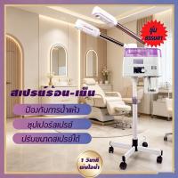 ราคา เครื่องพ่นไอน้ำหน้า2หัว ร้อน-เย็นพร้อมโอโซน Cold & Hot Facial Steamer สปาผิว (46261722072)