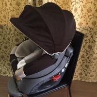 ราคา Car seat Ailebebe kurutto Premium คาร์ซีทมือสอง พร้อมซัพพอร์ทและหลังคาบังแดด สภาพสวย 6,300 บาท (1887543762)