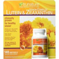 ราคา Trunature Vision Softgels Complex อาหารเสริม Lutein และ Zeaxanthin 140 นับ RMFK (46710933011)