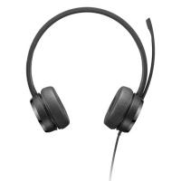 ราคา Lenovo USB-A Wired Stereo On-Ear Headset หูฟังทรงครอบหูแบบมีสาย พร้อมไมค์เพื่อการประชุม 4XD1K18260 (24358077647)