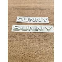 ราคา โลโก้ SUNNY ติดNISSAN สีเงิน ราคาต่อชิ้น (22763871382)