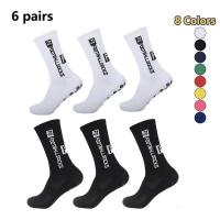ราคา ถุงเท้ากีฬา 6 คู่ ผ้าขนหนูหนา ซับเหงื่อดี ไม่อับ ระบายอากาศ ใส่สบาย Free Size 38-46 Unisex เหมาะวิ่ง ฟิตเนส พร้อมส่ง (55009350665)