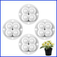 ราคา หมุนล้อ 4PCS Universal หมุนกาวล้อล้อเฟอร์นิเจอร์ขนาดเล็กล้อสําหรับถังขยะกล่องเก็บ teaimph (47111765240)