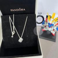 ราคา Pandora ของแท้rectangular sparkling halo collier nacklace พร้อมส่งแถมอุปกรณ์(ถุงหิ้ว+กล่อง+ผ้าเช็ด)Free (47957519311)