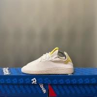 ราคา 41 - รองเท้า Adidas มือสอง Adidas Pharrell Williams x Tennis HU สีขาวเหลืองมือสอง (24087196669)