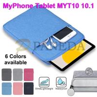 ราคา สําหรับ MyPhone Tablet MYT10 10.1 Universal กระเป๋าผ้าใบแฟชั่นฝาครอบป้องกันมัลติฟังก์ชั่นกระเป๋าเก็บกระเป๋ากระเป๋า (54409395767)