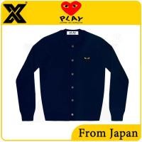 ราคา PLAY，CDG，COMME des GARCONS，Rei Kawakubo ของแท้นำเข้าจากญี่ปุ่นเสื้อกันหนาว，คาร์ดิแกน เสื้อโค้ท คอกลม สีฟ้า coatCardigan (28294349177)