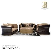 ราคา NOVARA SET luxurious Italian sofa โซฟาลัคชัวรี่ เซ็ต3-2-1ที่นั่ง พร้อมโต๊ะกลาง รุ่น โนวารา (29253478547)