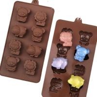 ราคา โมล(Mold) แม่พิมพ์ซิลิโคน ทำวุ้น ขนม สบู่ งานdiy รูปสิงโต หมี 8 ช่อง (8671517848)