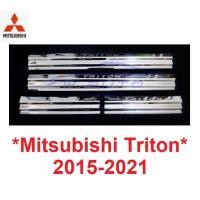 ราคา ชายบันไดประตู Mitsubishi Triton MQ 2014-2019 สแตนเลสสตีล มิตซูบิชิ ไทรทัน รุ่น 4 ประตู คิ้ว กันรอยประตู ชายบันได ประตู (2888444469)